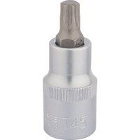 Draper TX-STAR£ Socket Bit, 1/2" Sq. Dr., T45 x 55mm