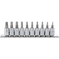 Draper 16332 TX-Star 3/8-Inch Square Drive Security 48 mm Socket Bit 10-Piece Set