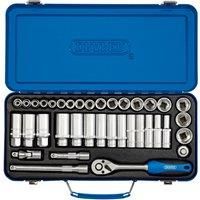 Draper 16367 3/8" Sq. Dr. Metric Socket Set (37 Piece)