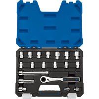 Draper 16482 Go Through 19 Piece Metric Socket Set, 20 mm