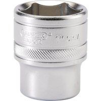 Draper 16634 1/2-Inch Square Drive Micro Satin Chrome Imperial Socket, 1-Inch Size