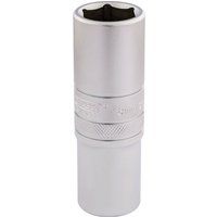 Draper 16650 1/2" Square Drive Hi-Torq 6 Point Deep Socket,Blue, 18mm Size