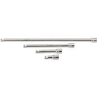 Draper 16770 1/2" Square Drive Wobble Micro Satin Chrome Extension Bar 4 Piece Set