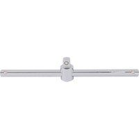 Draper 16789 1/2-Inch Square Drive Polished Chrome Sliding Tee Bar , Blue