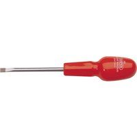 Draper 19830 5mm x 75mm Plain Slot Flared Tip Cabinet Pattern Screwdriver