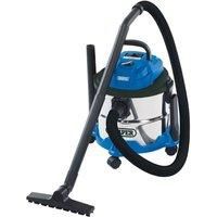 Draper 20514 Wet and Dry 1250W Vacuum Cleaner with 15 Litre Stainless Steel Tank