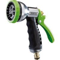 Draper 25342 Garden Hose Spray Gun Aluminium Body Soft Grip 7 Pattern