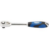 Draper 26515 60 Tooth Micro Head Reversible Soft Grip Ratchet