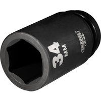 Draper 27142 Expert 34mm 3/4" Square Drive Hi-Torq® 6 Point Deep Impact Socket