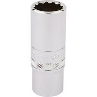 Draper 33013 Metric 3/8-Inch Square Drive Hi-Torq 12-Point Deep 17 mm Socket