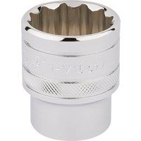 Draper 33726 1/2-Inch Square Drive Polished Chrome Imperial Socket, 1.1/16-Inch Size