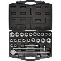 DRAPER 48329 HI-TORQ COMBINED MM/AF 3/4 DRIVE SOCKET SET (26pc)