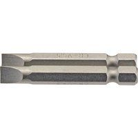 Draper 64103 6.5mm 1/4" hex. plain slot insert bit 50mm long x 2