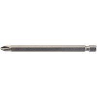 Draper 64365 No.2 1/4" Hex Cross Slot Insert Bit 100mm Long