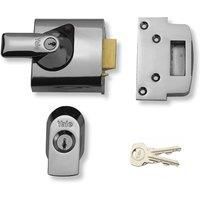 Yale P-BS1-CH-CH-60, BS1 British Standard Nightlatch, 60 mm, Chrome Finish, High Security Approved by Insurance Companies