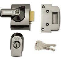 YALE P-BS2-CH-CH-40 BRITISH STANDARD NIGHTLATCH LOCK 40mm BACKSET CHROME BNIP