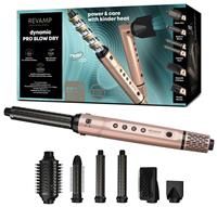 REVAMP Dynamic Radiance Pro Blow Dry DR-2850GD-GB 7-in-1 Ionic £Air Styler - Gold, Gold