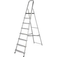 Werner High Handrail 8 Tread Aluminium Stepladder