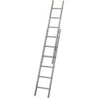 Werner Box Section Double and Triple Extension Ladder Aluminium EN131 (1.85 - 2.95m Double 6 Rung)