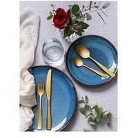 Mason Cash Reactive Set Of 4 Side Plates &Ndash; Blue