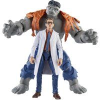 Hasbro Marvel Legends Series Gray Hulk and Dr. Bruce Banner, Avengers 60th Anniversary Collectible 6 Inch Action Figures