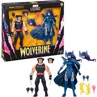 Hasbro Marvel Legends Series Wolverine and Psylocke, 6  Comics Collectible Action Figures