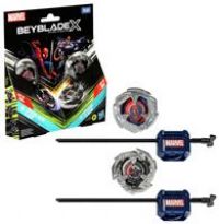 Beyblade X Marvel Collab Spider-Man 3-60F vs. Venom 3-80N Multipack Set