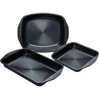 Ultimum Roast & Bake Set Non Stick Kitchen Cookware Baking Accessory - Pack of 3