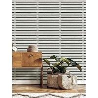 Fine Decor Wood Slats Black Sage Wallpaper Rustic Striped Modern Contemporary