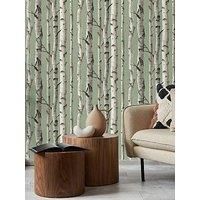 Fine Decor UK Birch Trees SW SAGE