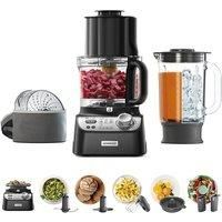 KENWOOD Autograph MultiPro XL Weigh Food Processor - Black, Black