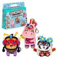 TOMY Stakimos Big Dreams 3 Pack | Kids Craft Set to Build Your Own Adorable 3D Characters from Recycled Polyester Craft Foam | No Glue or Cutting Needed | Craft Kits for Kids Ages 6+ Years