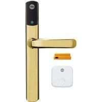 Yale Conexis L2 Smart Door Lock - Polished Brass - Remote Access From Anywhere, Anytime, No Key Needed, Works with Alexa, Google Assistant and Philips Hue