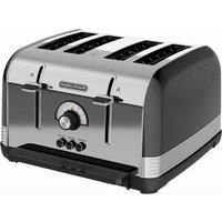 MORPHY RICHARDS 4 SLICE TOASTER - BLACK