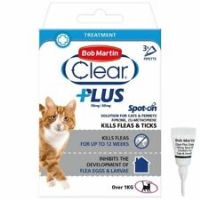 Bob Martin Clear Spot On Flea Treatment Cats Dogs Kills Fleas Ticks