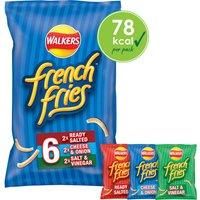 Walkers French Fries Variety Multipack Snacks 6x18g