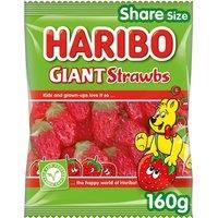 HARIBO Giant Strawbs Bag 160g