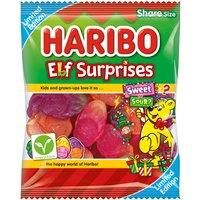 HARIBO Elf Surprises Sweet & Sour Fruit Flavour Chewy Sweets Sharing Bag 160g