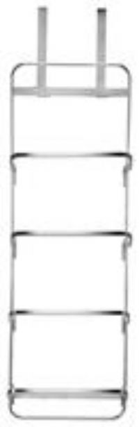 Croydex Chrome Hook Over Multiple Towel Rack, 5 Year Rust Free Guarantee