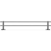 Flexi-Fix Britannia Double Towel Rail