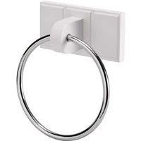 Croydex Portland White Towel Ring