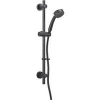 Croydex Presion Pressure Boost Single Function Shower Set - Matt Black