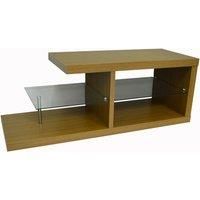 HALO  Chunky Glass TV  Entertainment Unit  Oak OCH1014