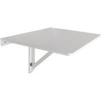 HIDEAWAY  Wooden Folding Wall Mounted Craft  Kitchen Table  White DN2999