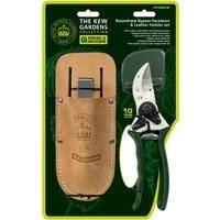 Spear & Jackson Kew Bypass Secateurs & Leather Holster set