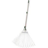 Spear & Jackson EXPRAKEKEW Kew Gardens Collection Expanding Lawn Rake, Silver