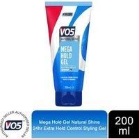 VO5 Mega Hold Hair Styling Gel - 200ml Haircare