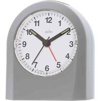 Acctim Palma Analogue Alarm Clock Quartz Luminous Hands (Grey)