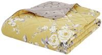 Catherine Lansfield Canterbury Ochre Duvet Covers Floral Quilt Cover Bedding Set