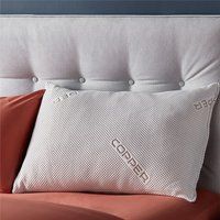 Silentnight Wellbeing Copper Infused Beauty Anti-Bacterial Pillow, Hollowfibre, White, 71 x 47.6 x 17.7 cm